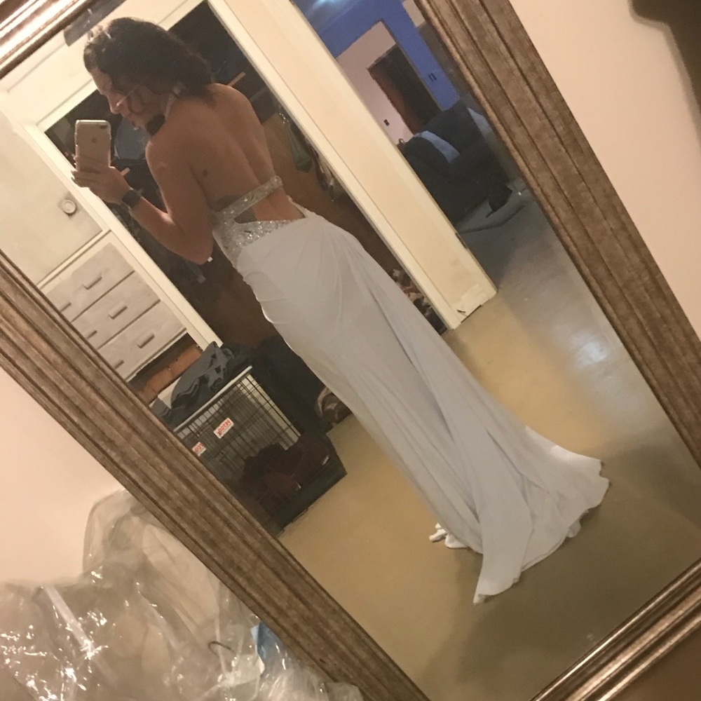 Only worn once!  formal prom gown